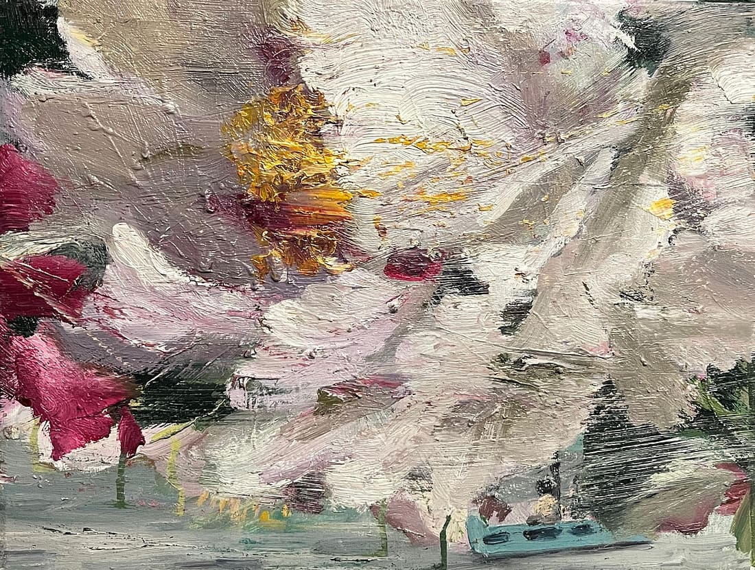 Série "Pivoines", 30x40cm, 2023